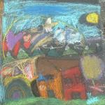 08 Number 10 is the address of Carla's friends in Spain. A pelican and rainbow are in the sky.