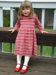 20 Amaia in her new red shoes