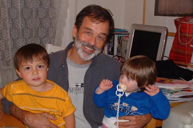 John with Noah (2 1/2) and Amaia