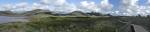 Panorama - Estuary and "Seven Sisters" from the Elfin Forest boardwalk, looking east